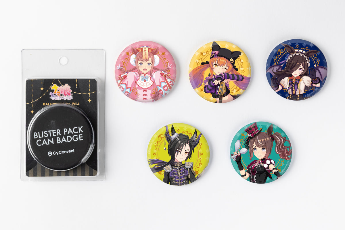 ウマ娘 プリティーダービー ブリスター缶バッジ HALLOWEEN Ver. Vol.1