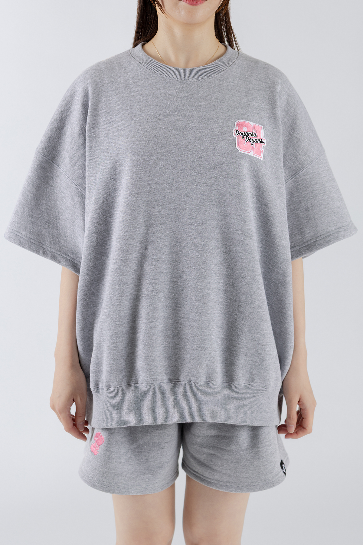 【CyConveni STYLE】 半袖クルーネックスウェット「源さくら」