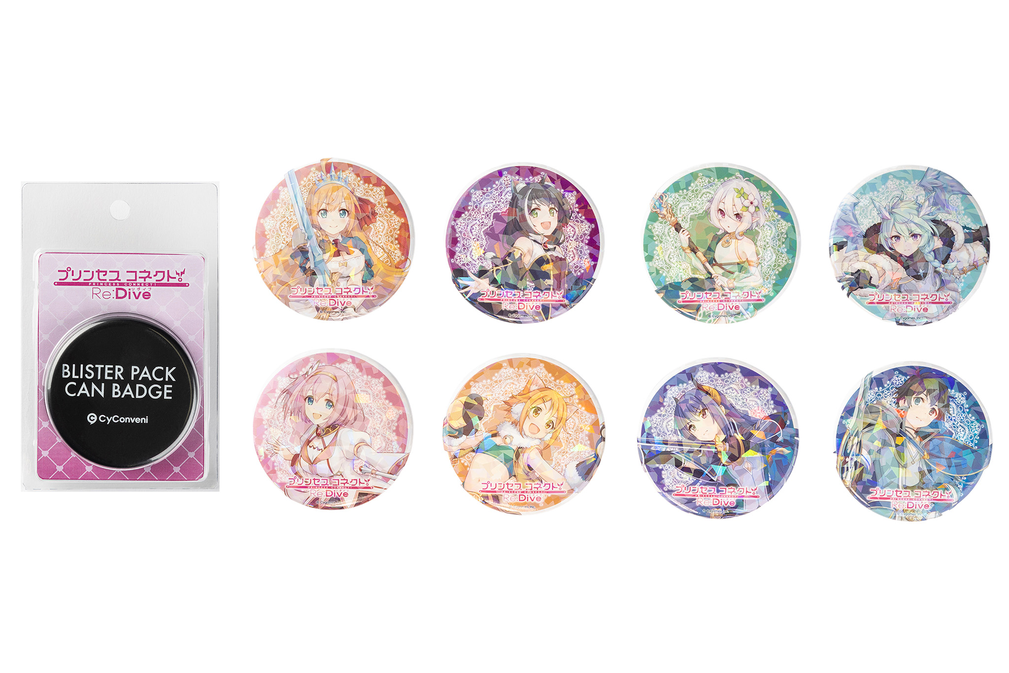 ブリスター缶バッジ（全8種ランダム）